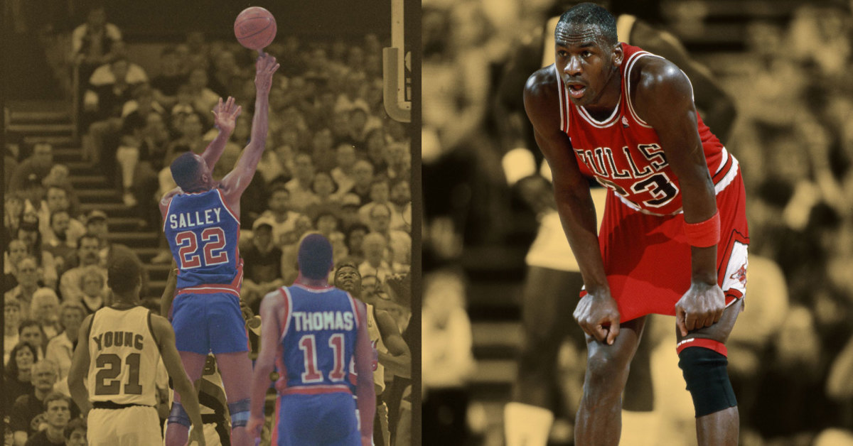 Michael Jordan's battles with the Detroit Pistons: Our best photos