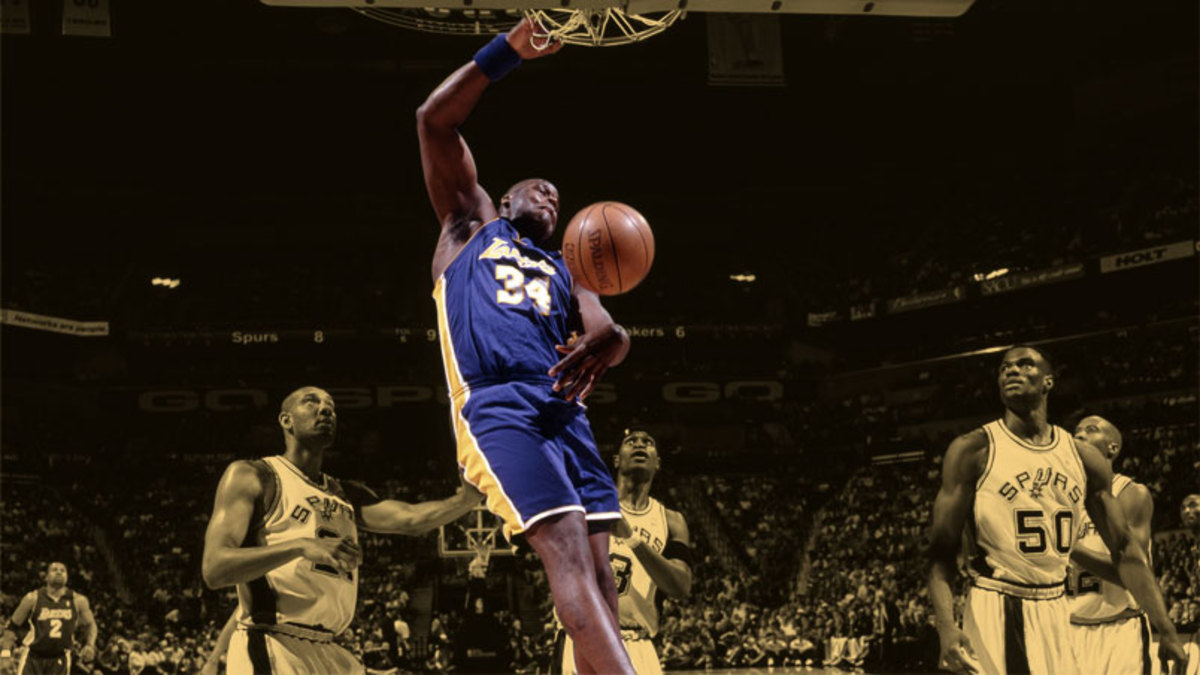 Los Angeles Lakers center Shaquille O'Neal