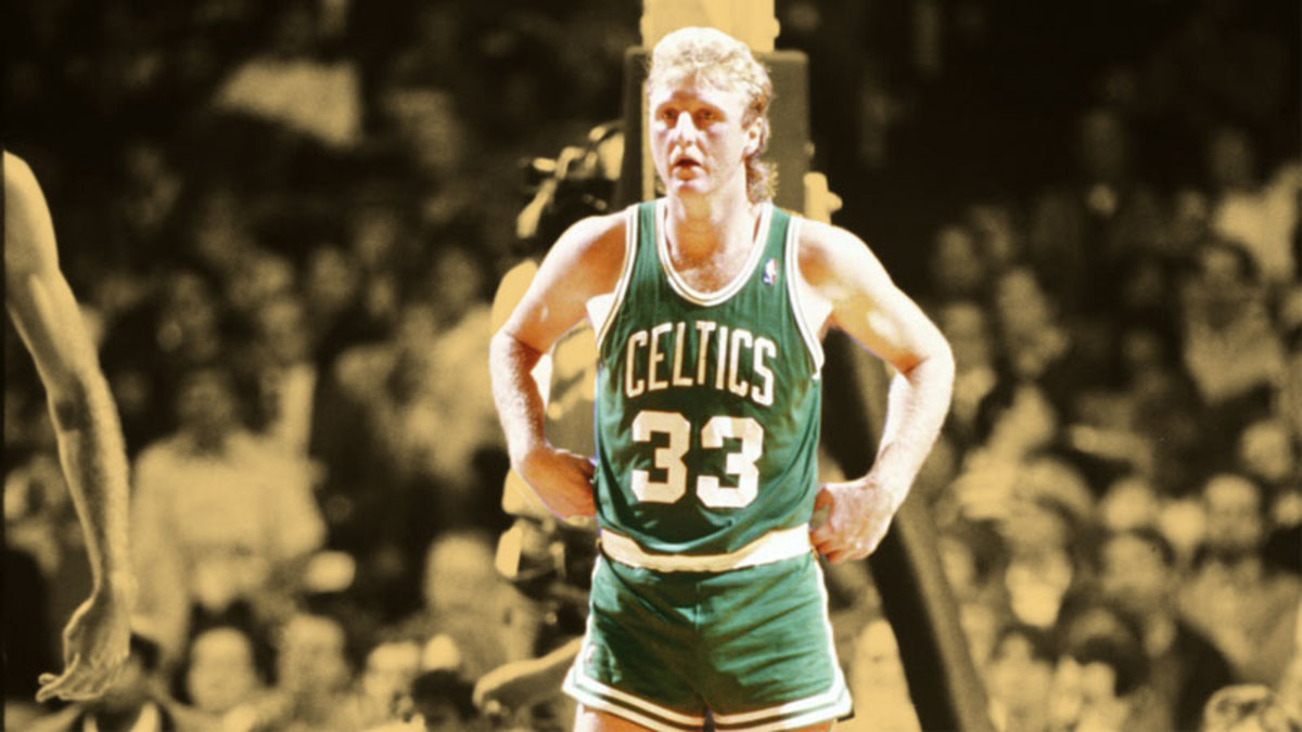 Boston Celtics forward Larry Bird