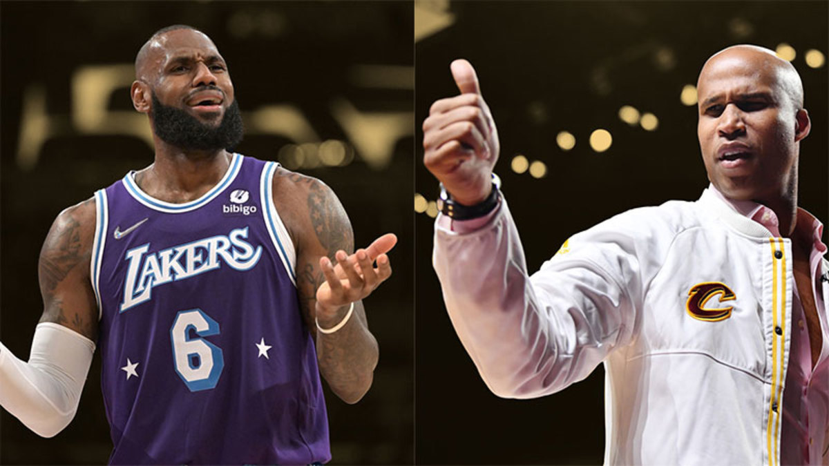 os Angeles Lakers forward LeBron James and Richard Jefferson