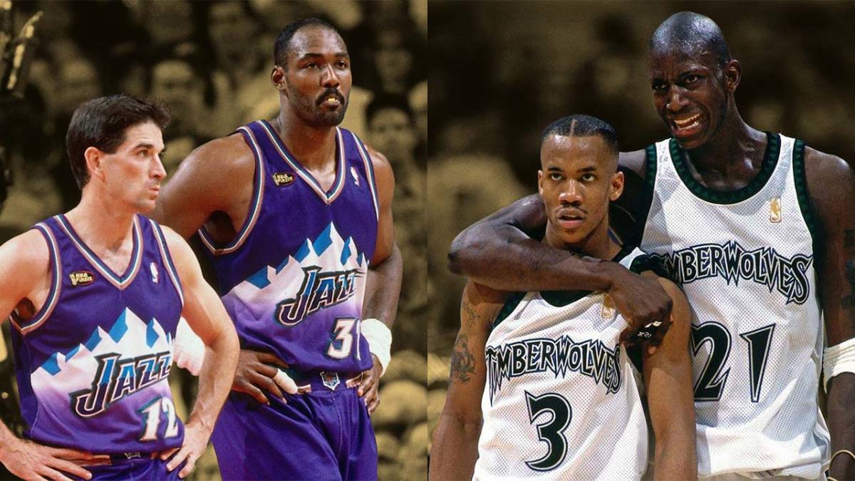 Stockton & Malone: one of the best NBA duos of all time, one of the best  NBA jerseys of all time.