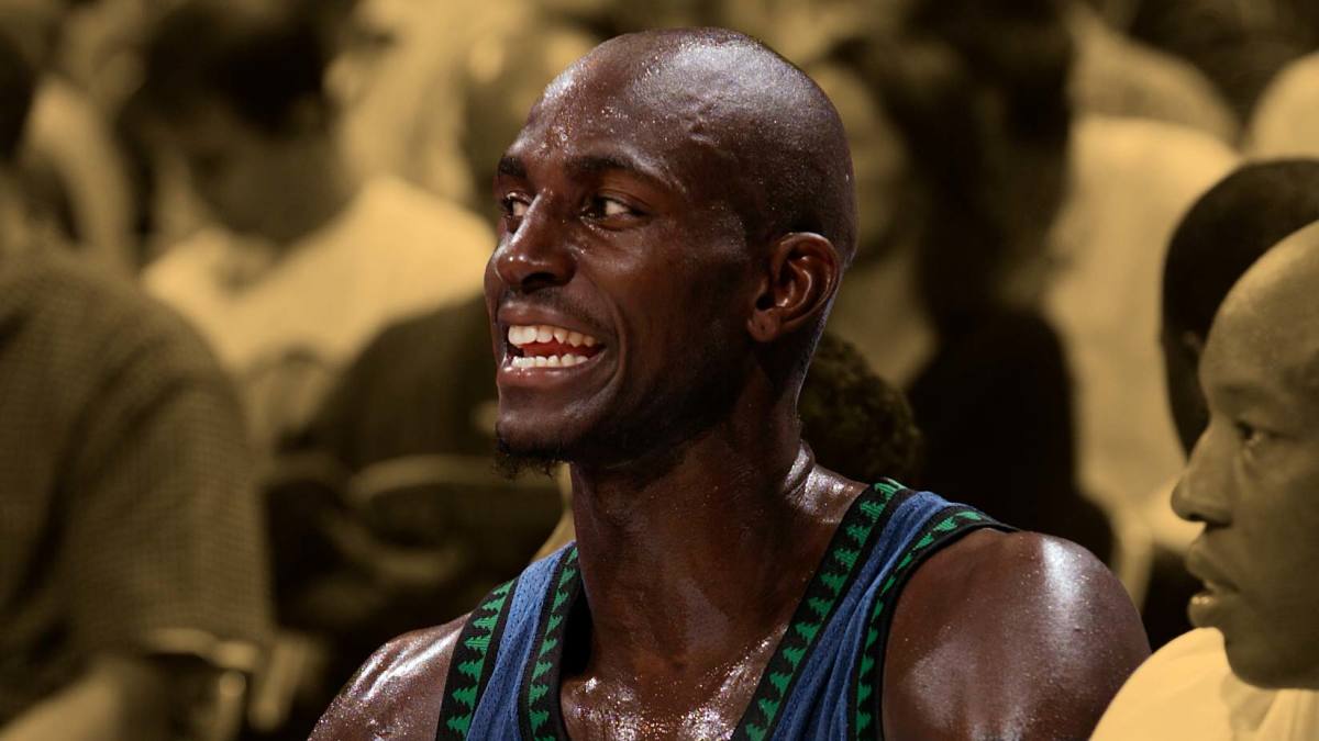 Kevin Garnett during his first-go with the Minnesota Timberwolves