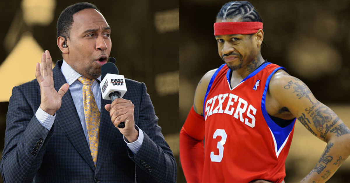 Stephen A. Smith and Allen Iverson