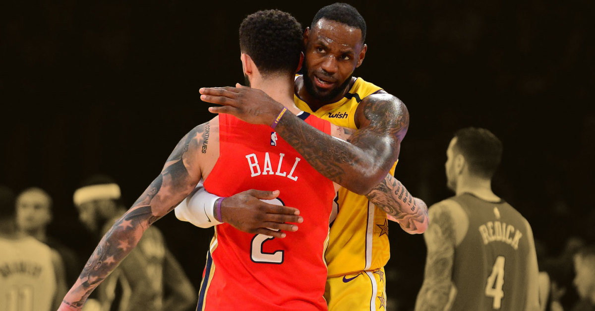 Lonzo Ball speaks on playing with LeBron James Being able to share the court with him and learn from him was a time of my life I ll never get back I ll