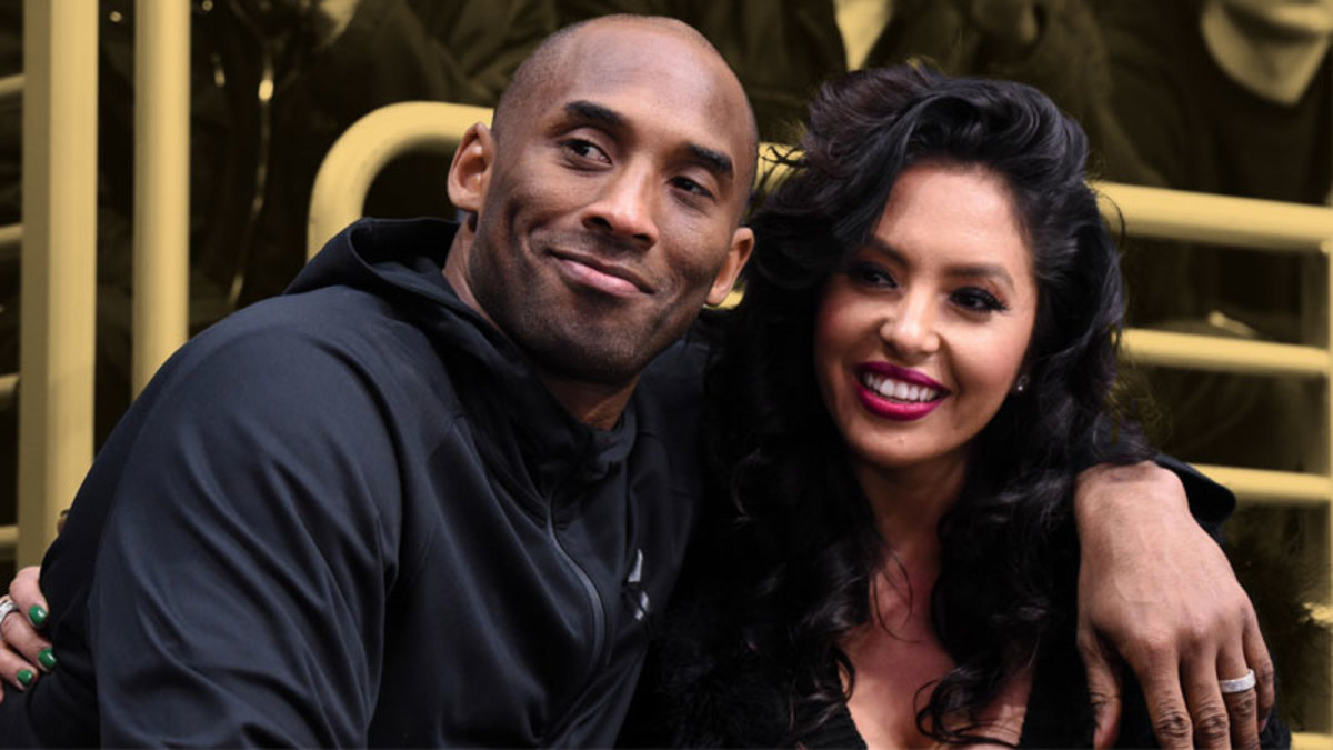 Los Angeles Lakers guard Kobe Bryant and wife Vanessa Bryant