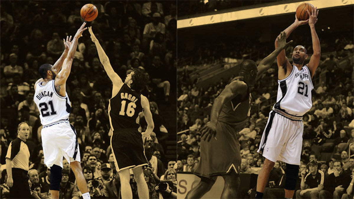 San Antonio Spurs forward Tim Duncan