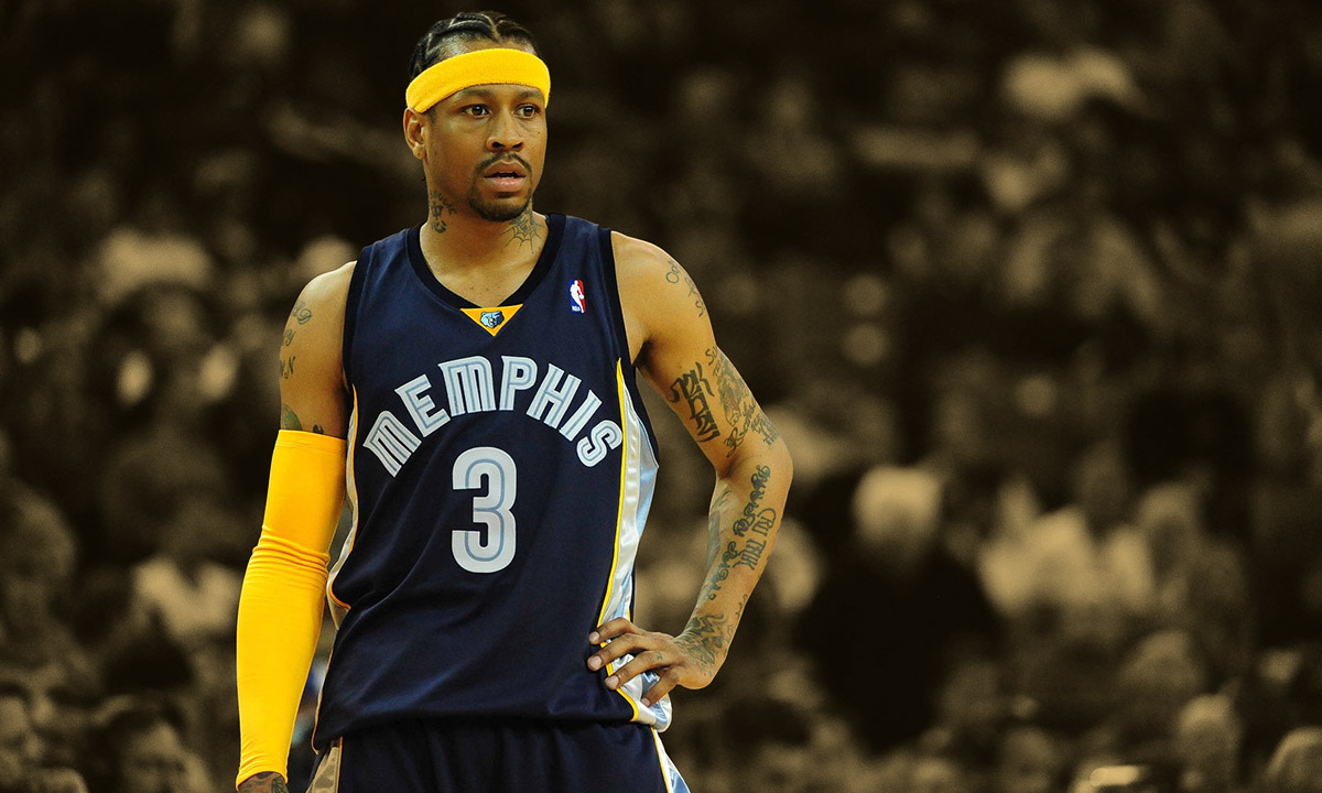 Allen Iverson played three games with the Memphis Grizzlies and made history