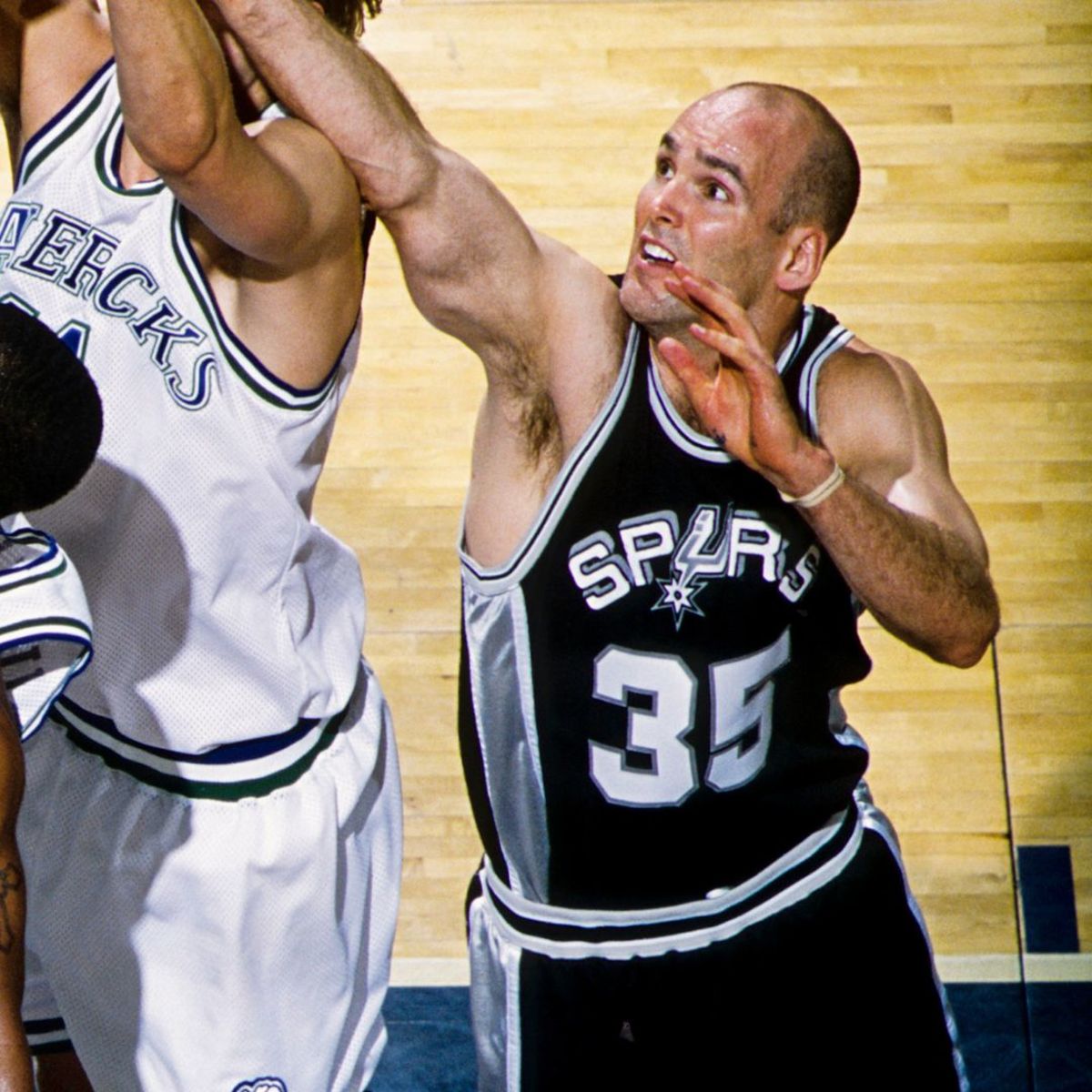 Danny Ferry with the Spurs