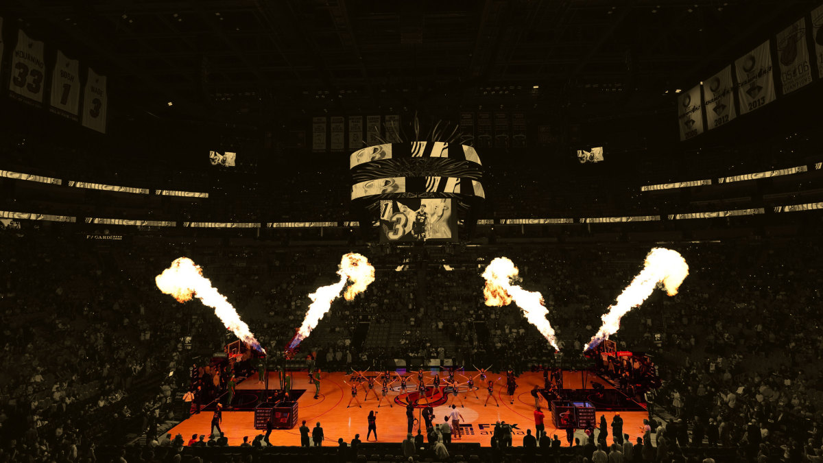 Miami, Florida, USA; A general view prior to the game between the Miami Heat and the Boston Celtics at FTX Arena