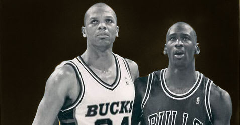 The only man to outscore Michael Jordan in a playoff series