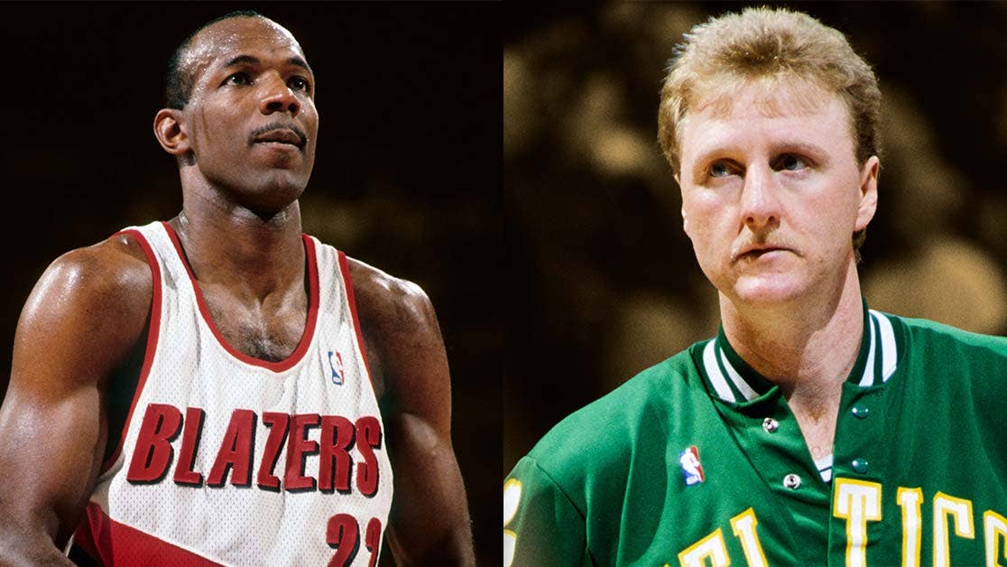 Clyde Drexler reflects on his final battle with Larry Bird - Basketball Network