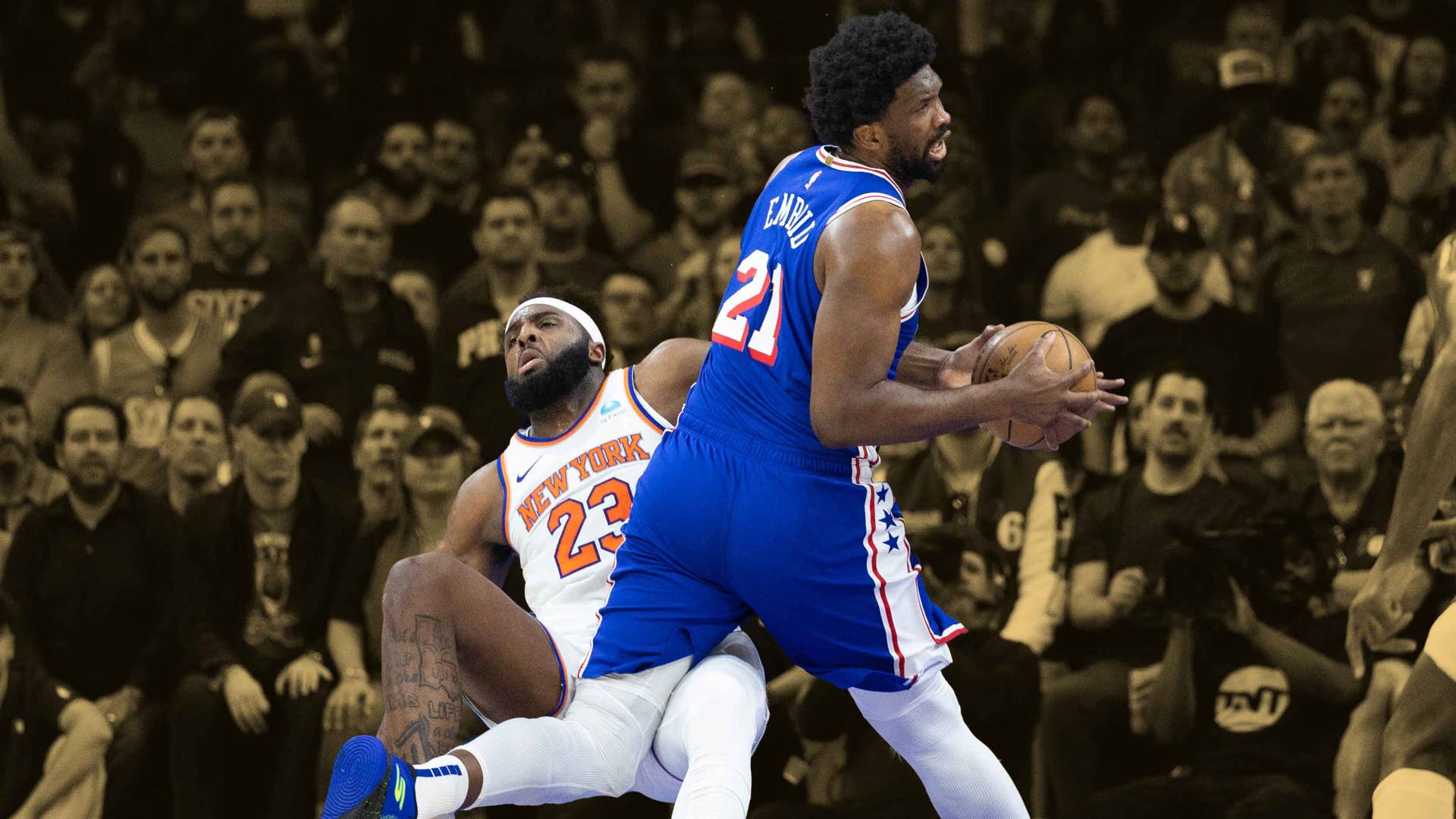 Mitchell Robinson recalls Joel Embiid's dirty takedown - Basketball Network