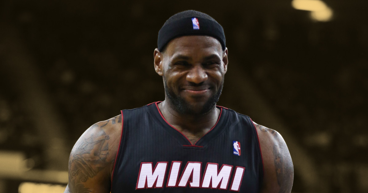 lebrons miami heat