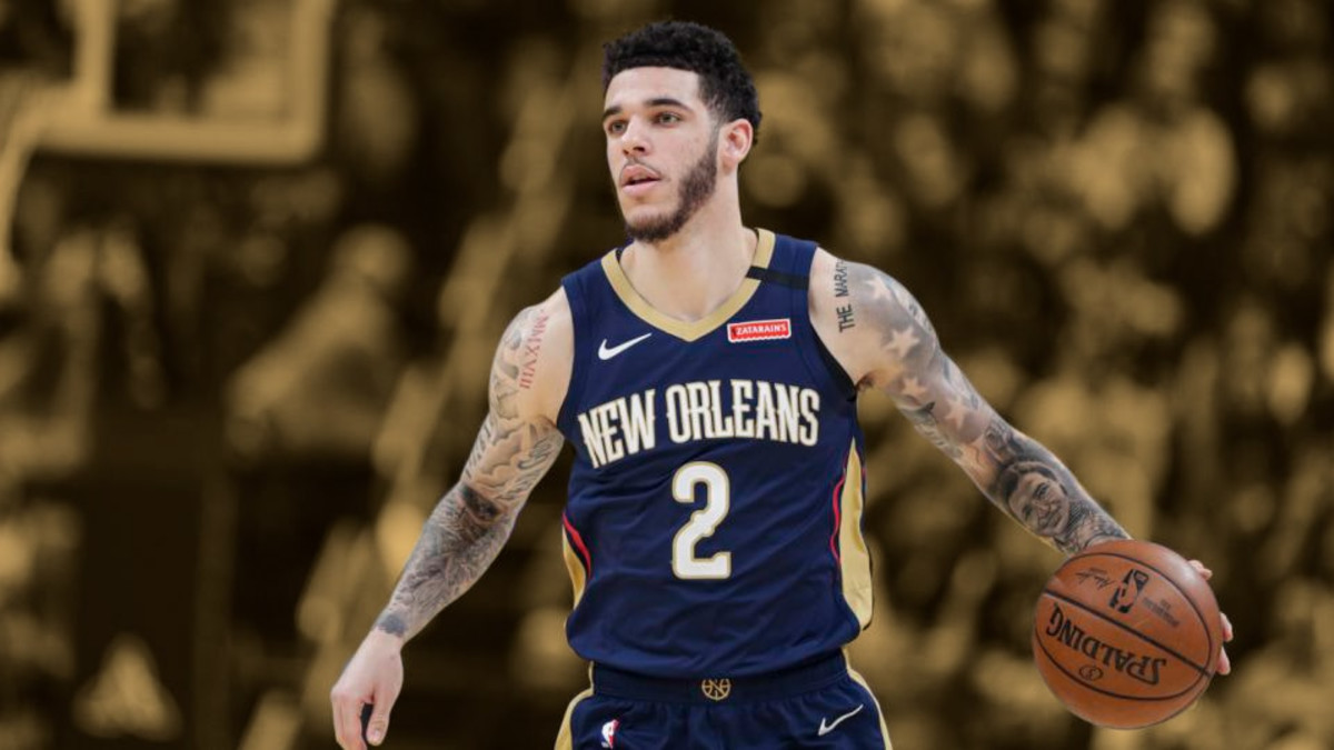 lonzo pelicans jersey