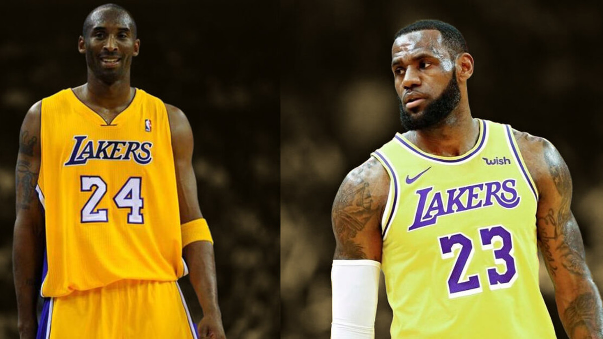lebron passes kobe