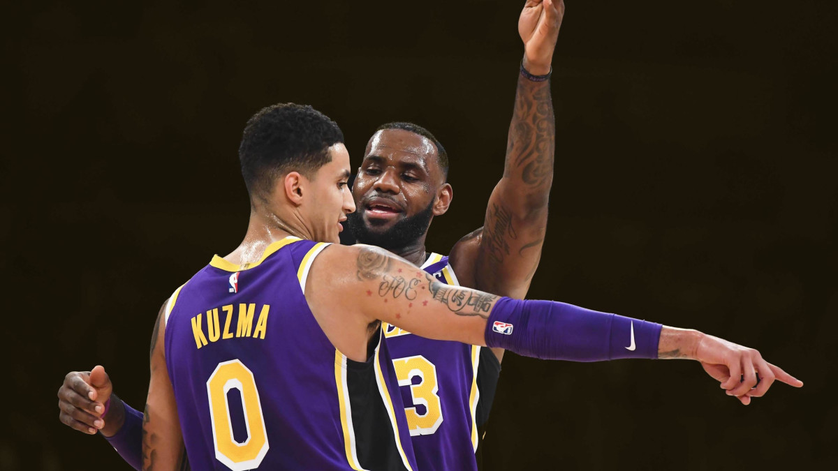 lebron and kuzma
