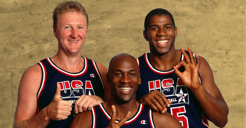 michael jordan larry bird magic johnson
