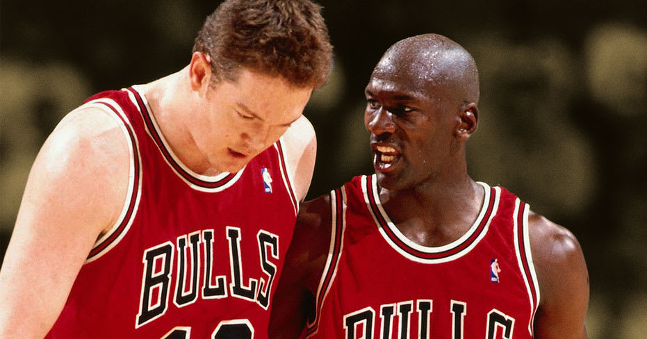 luc longley and michael jordan