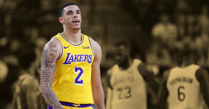 lonzo ball authentic jersey lakers