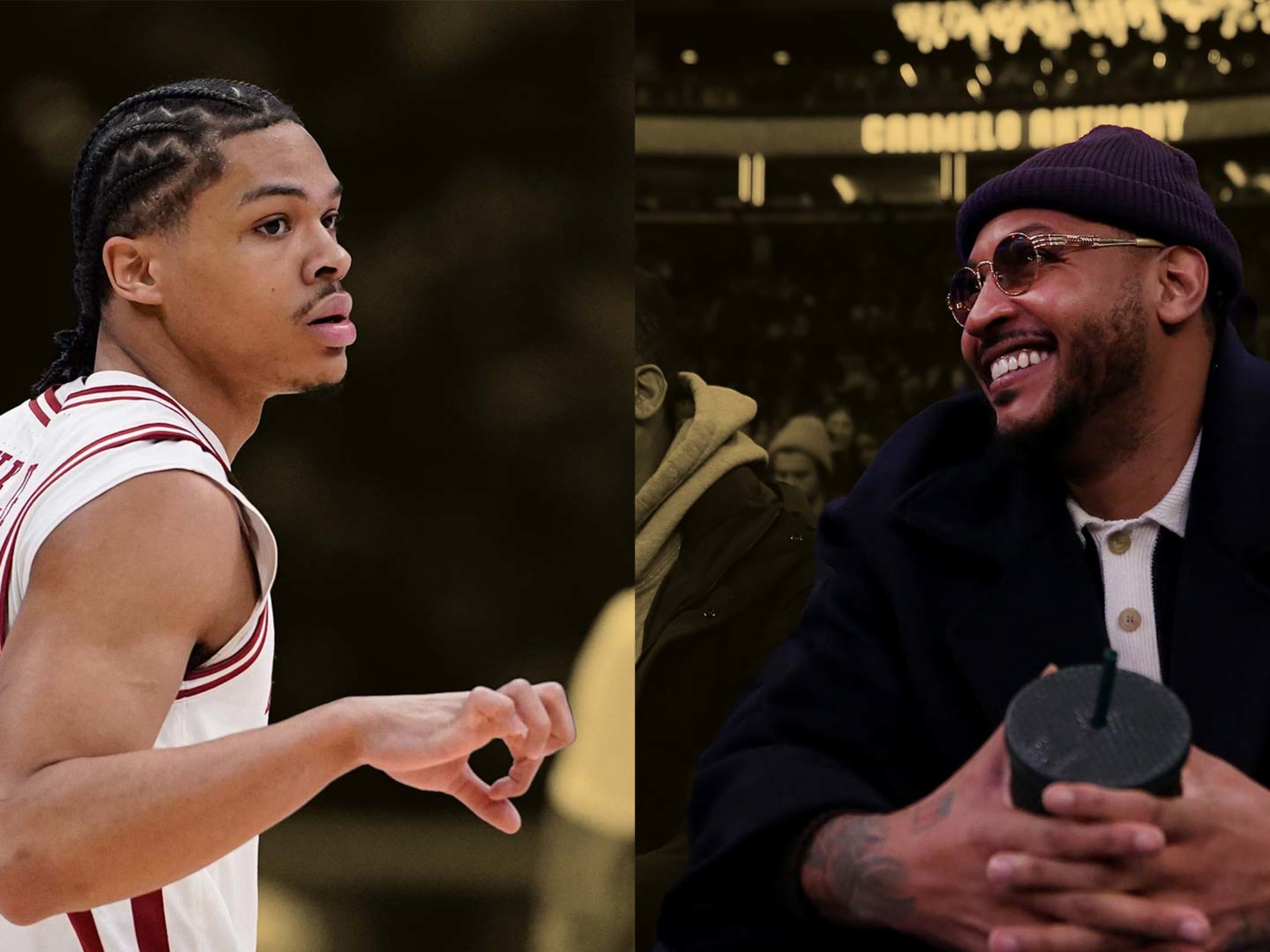 Carmelo Anthony compares Darius Acuff Jr. to an NBA icon - Basketball ...