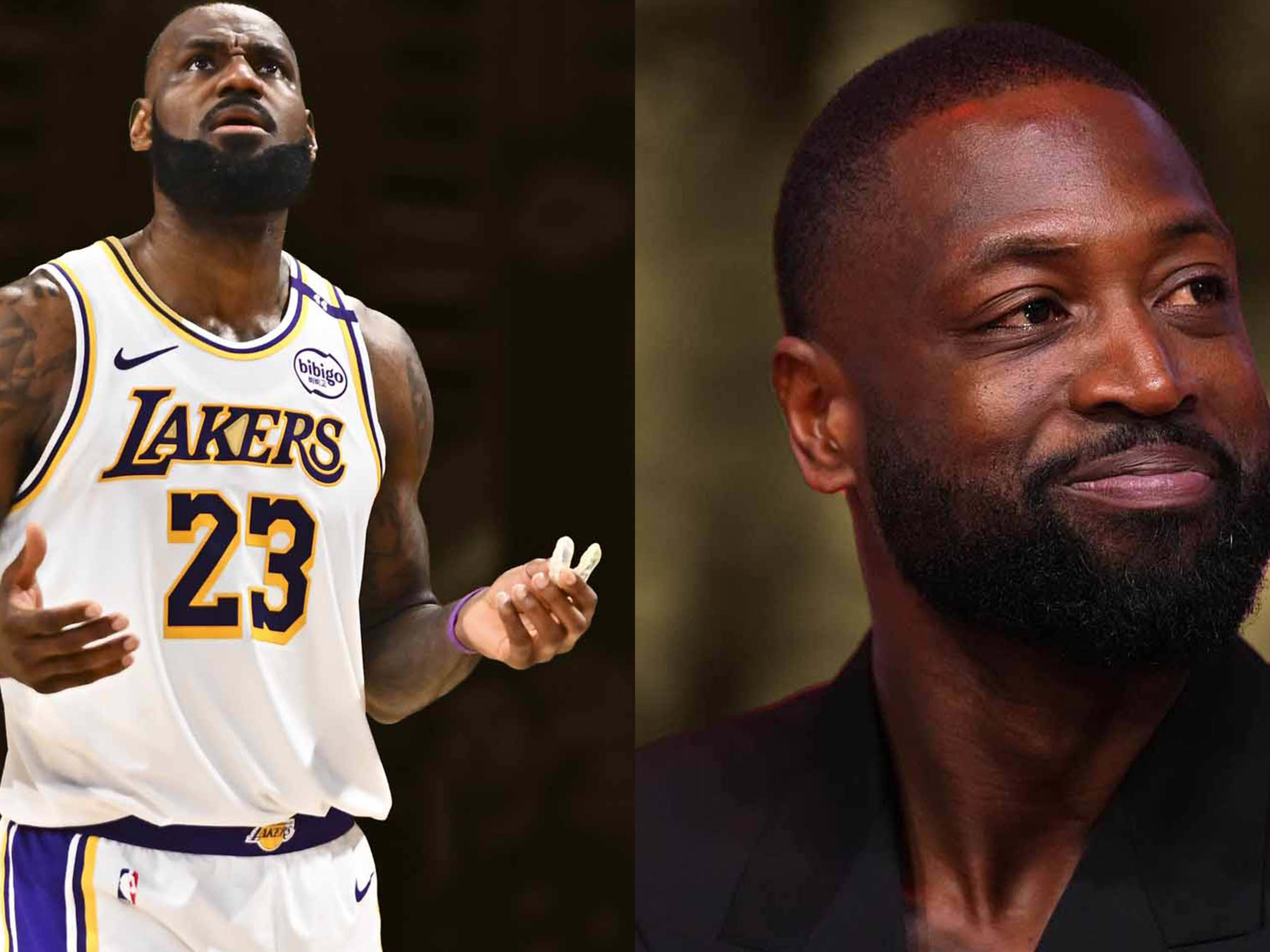 lebron james & dwyane wade