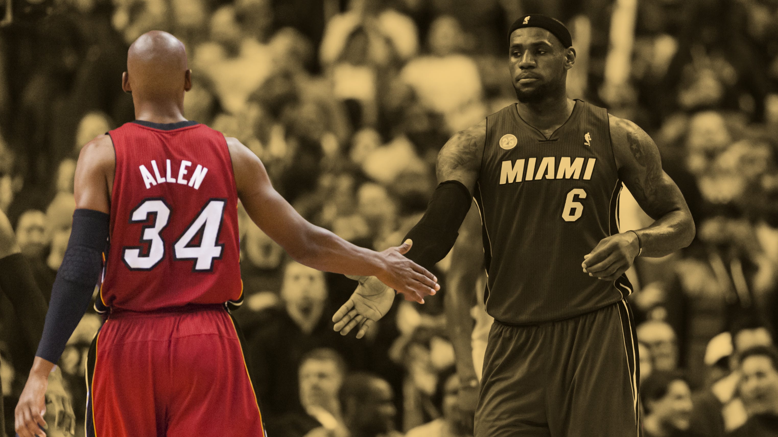 ray allen and lebron james