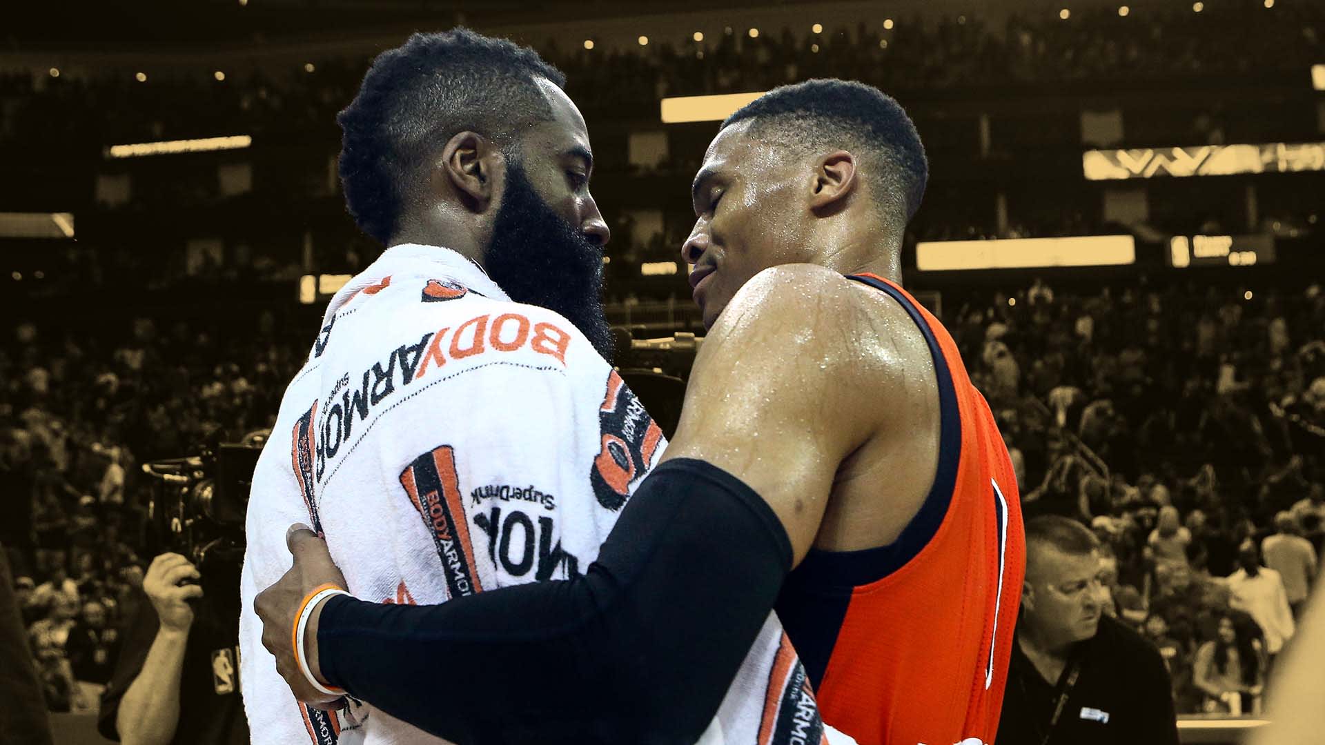 Westbrook's savage response when asked about his friendship with Harden -  Basketball Network