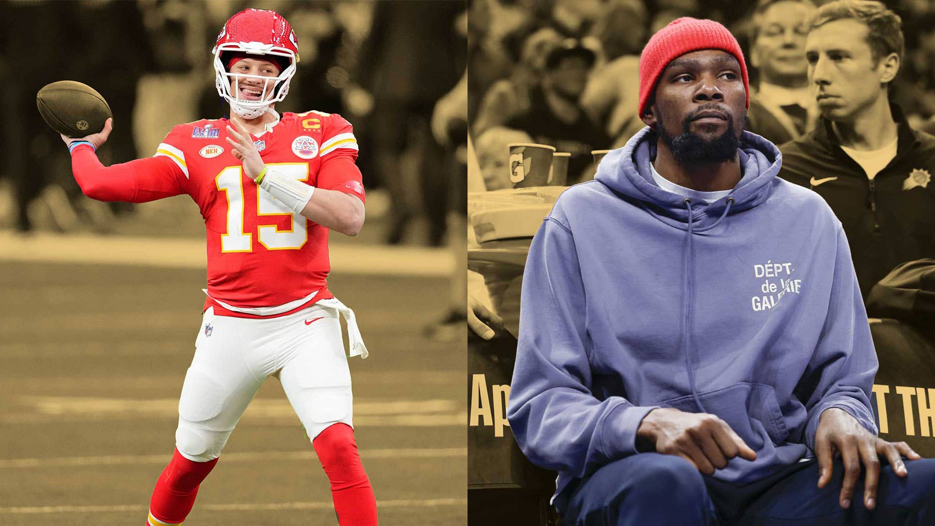 Durant says Mahomes' legacy is untouchable even if he misses the playoffs -  Basketball Network