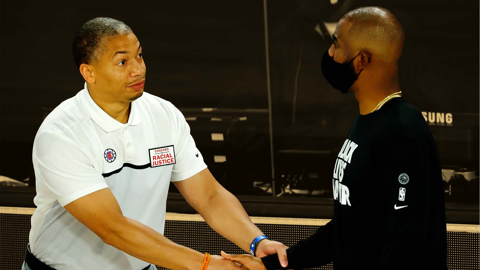 Debunking the viral video of CP3 talking to Ty Lue's alleged girlfriend -  Basketball Network